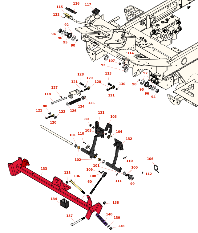 Toro Groundsmaster 4700 D Steering and Pedals