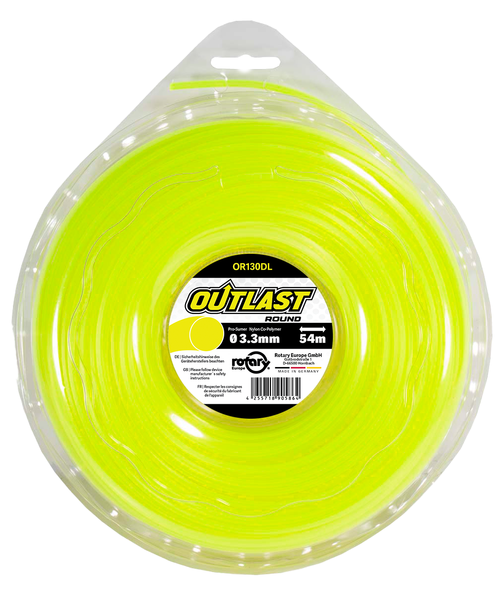 Trimmerline Outlast .130"/3.3mm 54m Rond Large Donut