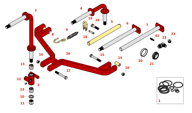 Toro Reelmaster Fairway Frame Parts
