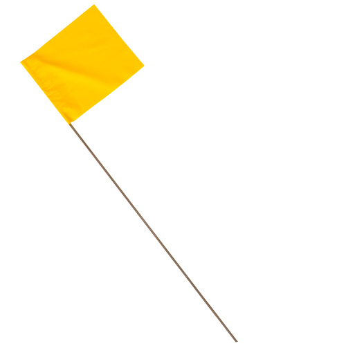 Irrigation marking flag - yellow set/100