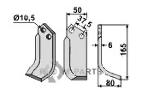 Blade, right model