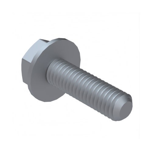 Bolt - hex washer m6-1.0 x 20