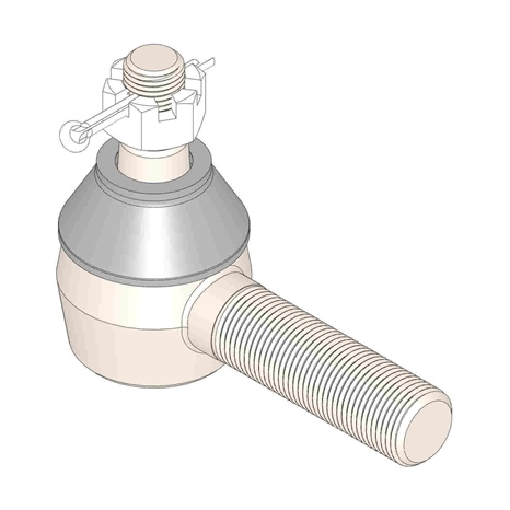 End - tie rod rh