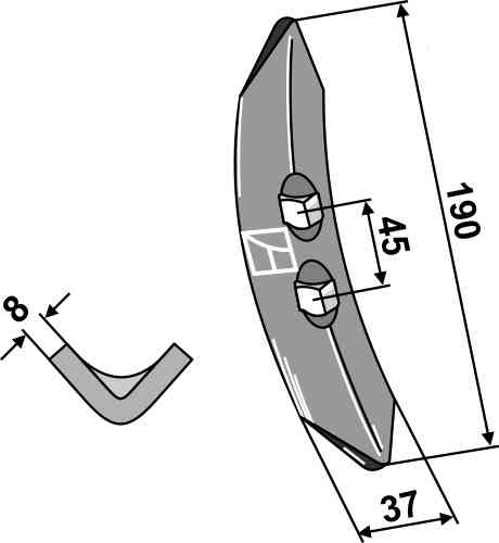 Beitel passend voor Väderstad 421488