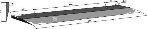 Lateral knife 615mm - left model fitting for Agrostroj 5002404