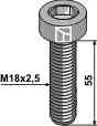 Hexagon socket bolt - m18x2,5 - 12.9 185591212