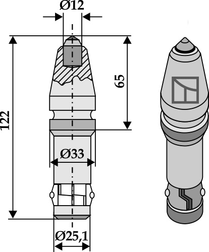 Schacht Ø22 Schacht Ø22