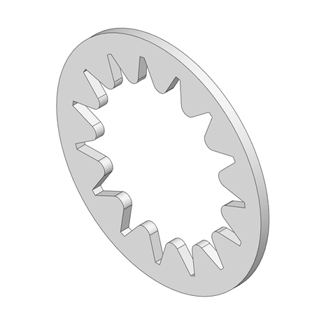 Washer - lock 5/8 int star z