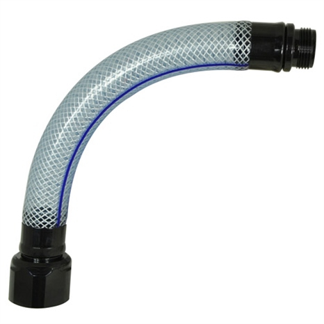 Quick coupler key hose adapter - 1" w/hose