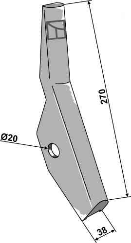 Shin fitting for Simba P10391