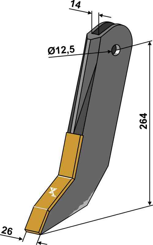 EP Share - Hard metal fitting for Simba P15957
