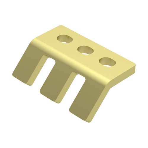 Section - grooved scraper 3 tooth