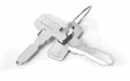 Replacement key (set of 2 pieces)