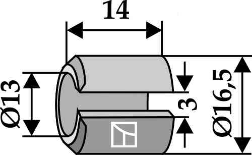 Spænd bøsning 63-gil-84 Spænd bøsning 63-gil-84