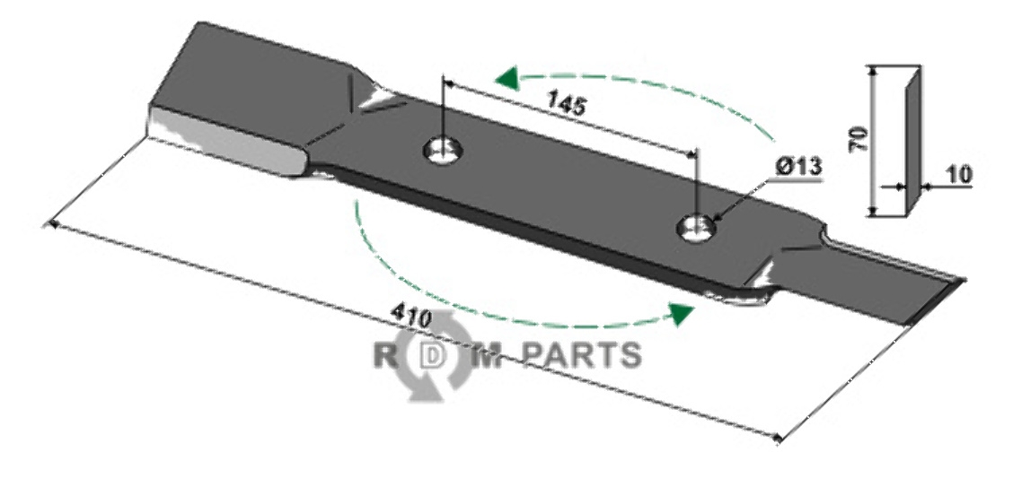 RDM Parts Messer - linke Ausführung
