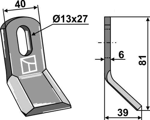 RDM Parts Y-Messer geeignet für Carroy et Giraudon 36795