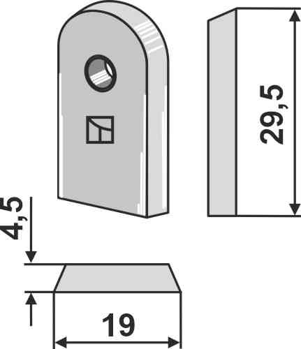 Hardmetal plate