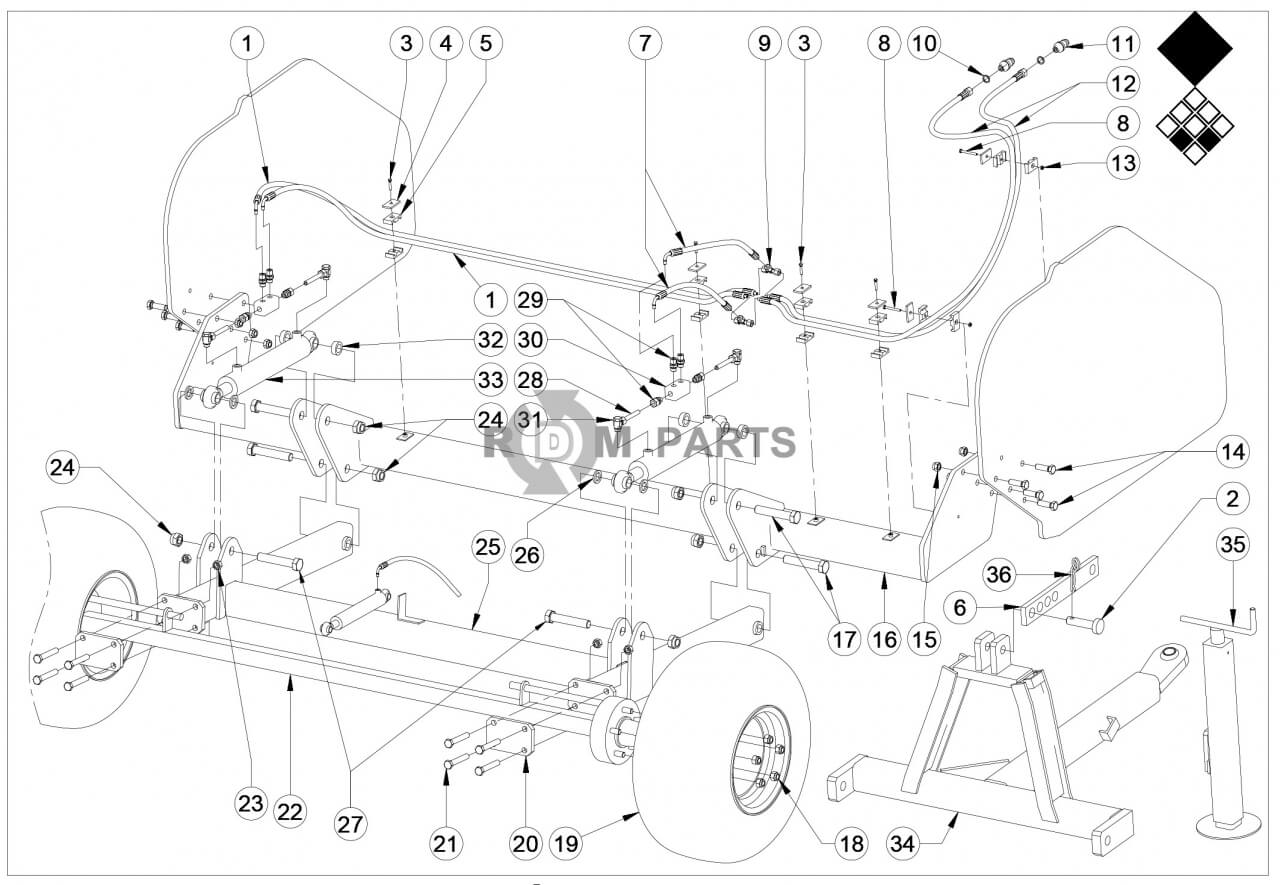 Replacement parts for VD7626 Wielstel