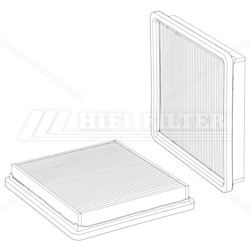 Air filter passend voor imprefil ia 3315