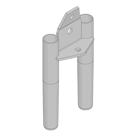 Double standard hollow tine - .750mt x 4.750l x .680od