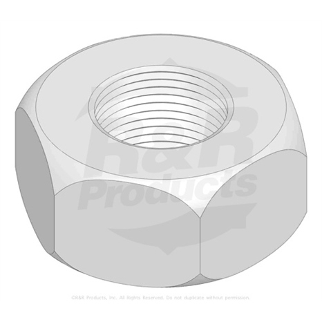 Nut - 1/4-20 yellow zinc