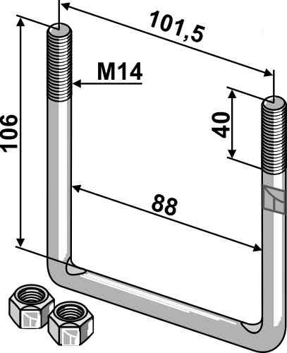 Beugelbout M14