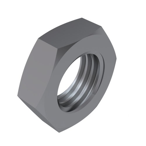 Nut - 24mm x 3.0 fin hex jam