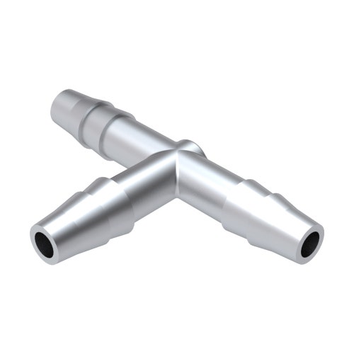 Connector - plastic tee - 1/4 id hose