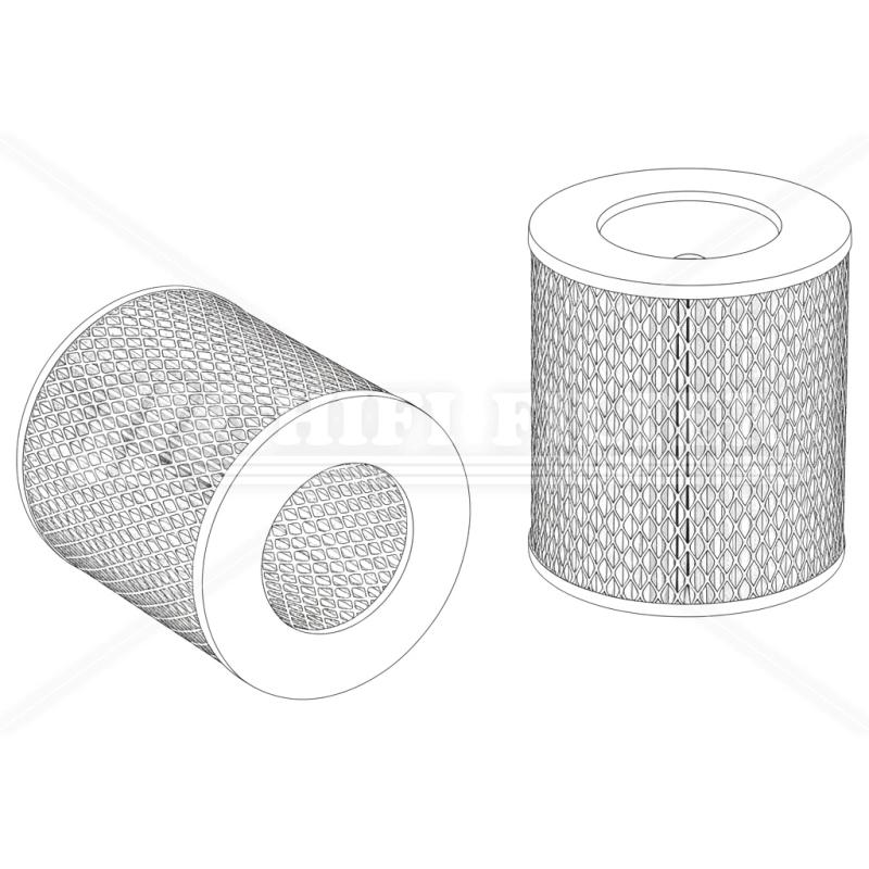 Air filter passend voor nissan 16546-06j10