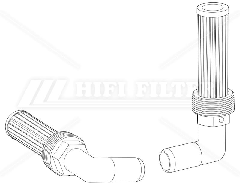 Hydraulic filter passend voor wismet whe 26349