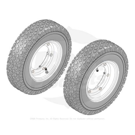 Wheel kit - 16 pneu. (8 pcs)
