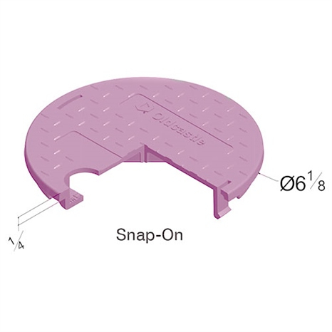 Carson snap on lid only 0708 - purple rw