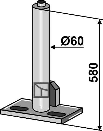 Fastining holder for spindle regulated