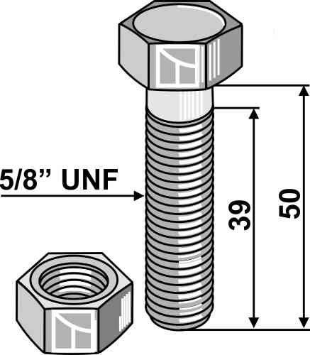 Bolt 5/8“ UNF