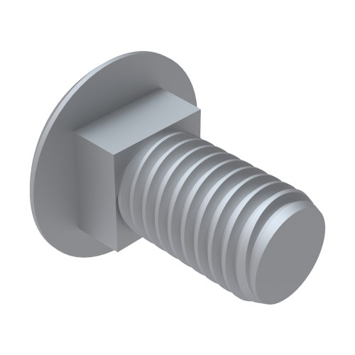 Bolt - carriage m10-1.5 x 20