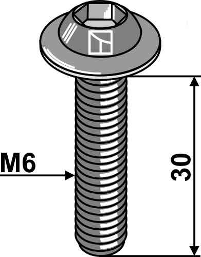 Fastening screw - 10.9