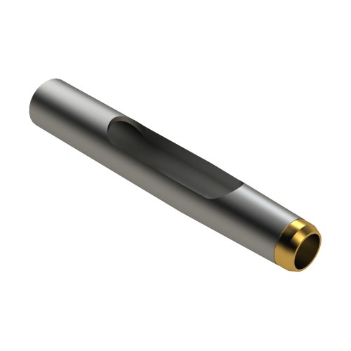 Legierung hohl Seite-Auswurf Zinken mit Hartmetall Spitze - .750mt x 4.750l x .630od