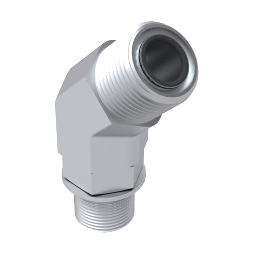 Hydraulic fitting - 45 deg