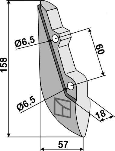 Metal seed share fitting for Reform 300.423.513