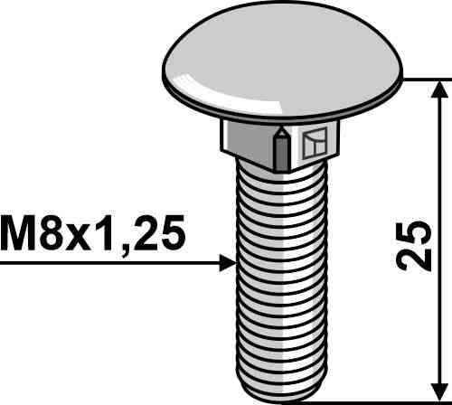 Saucer-head screw - galvanized fitting for Kemper 43783