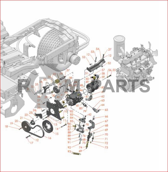 Replacement Parts For Reelmaster 3100D Hydrostat & Neutral Arm