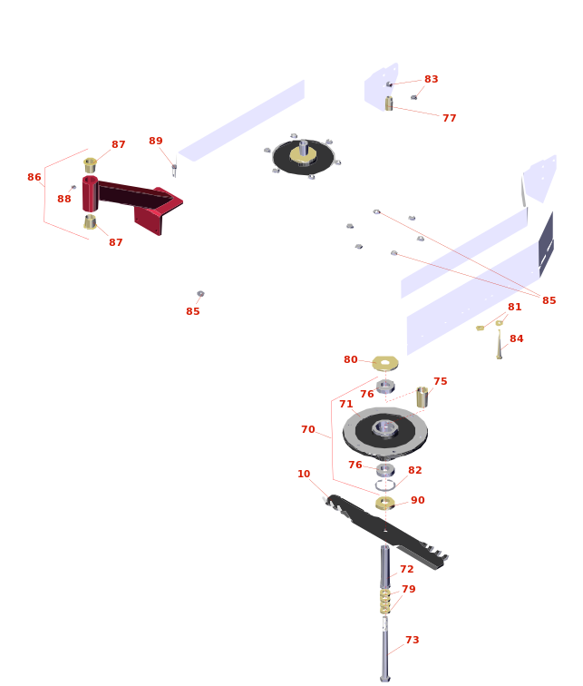 Toro Mid-Size Walk Behind Mowers Rotary Parts