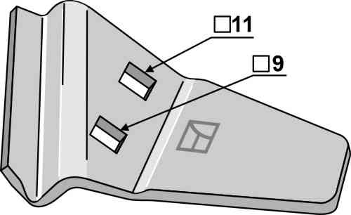 Cleaner - left fitting for John Deere LCA94275