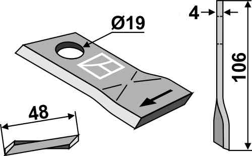 Cyclomesje passend voor Niemeyer 570444 Cyclomesje passend voor Niemeyer 570444