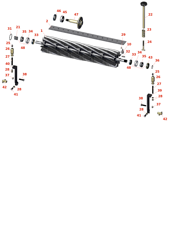 John Deere 260C Walk-Behind Greens Mower Reel & Bedknife John Deere 260C Walk-Behind Greens Mower Reel & Bedknife