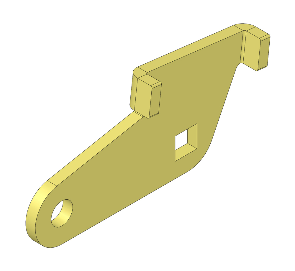 Bracket - pull link - rh