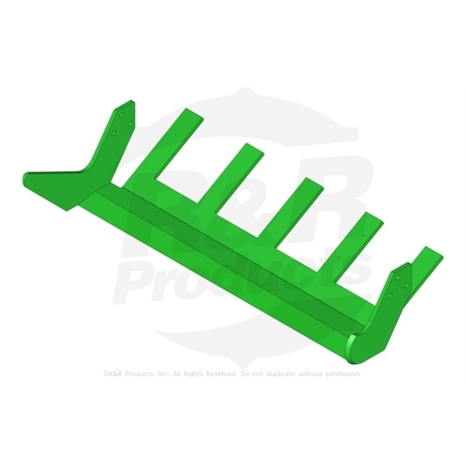 Sod blade - 21 formed w/short fingers - hard faced
