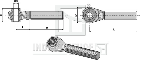 Tie-rods M30x3,5