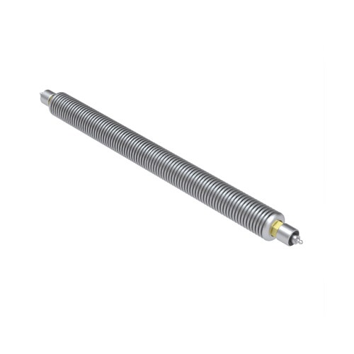 Roller - grooved machined aluminum