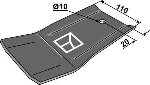 Glijschoen passend voor Kuhn 56330200 Glijschoen passend voor Kuhn 56330200